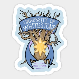 University of Whitestone Sticker